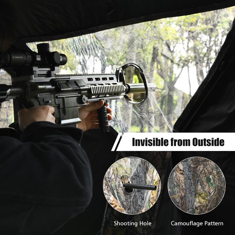 Hunting & Outdoor Supplies - 3 Person Portable Pop-Up Ground Hunting