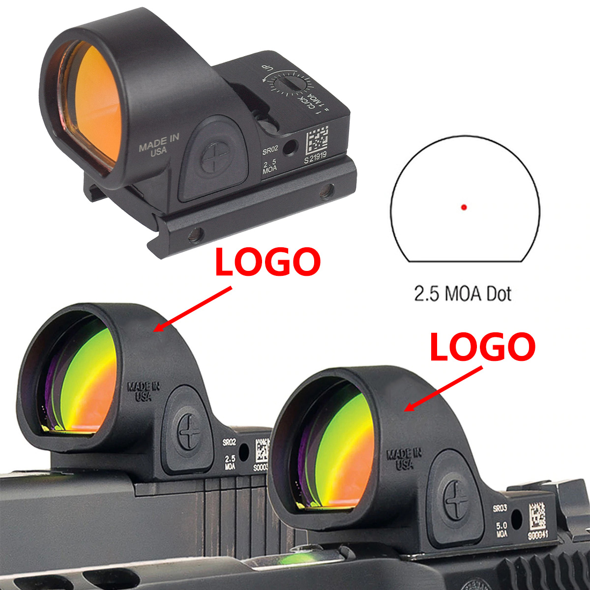 Outdoor Hunting Rifle - Tactical 20mm Opticas Scopes Mini RM