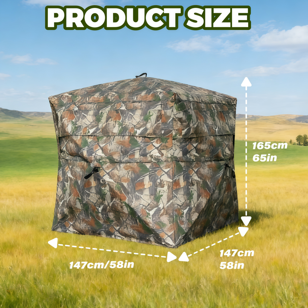 Hunting & Outdoor Supplies Carterton Reviews - Camouflage Pop-Up Hunting Blind Ground Shelter