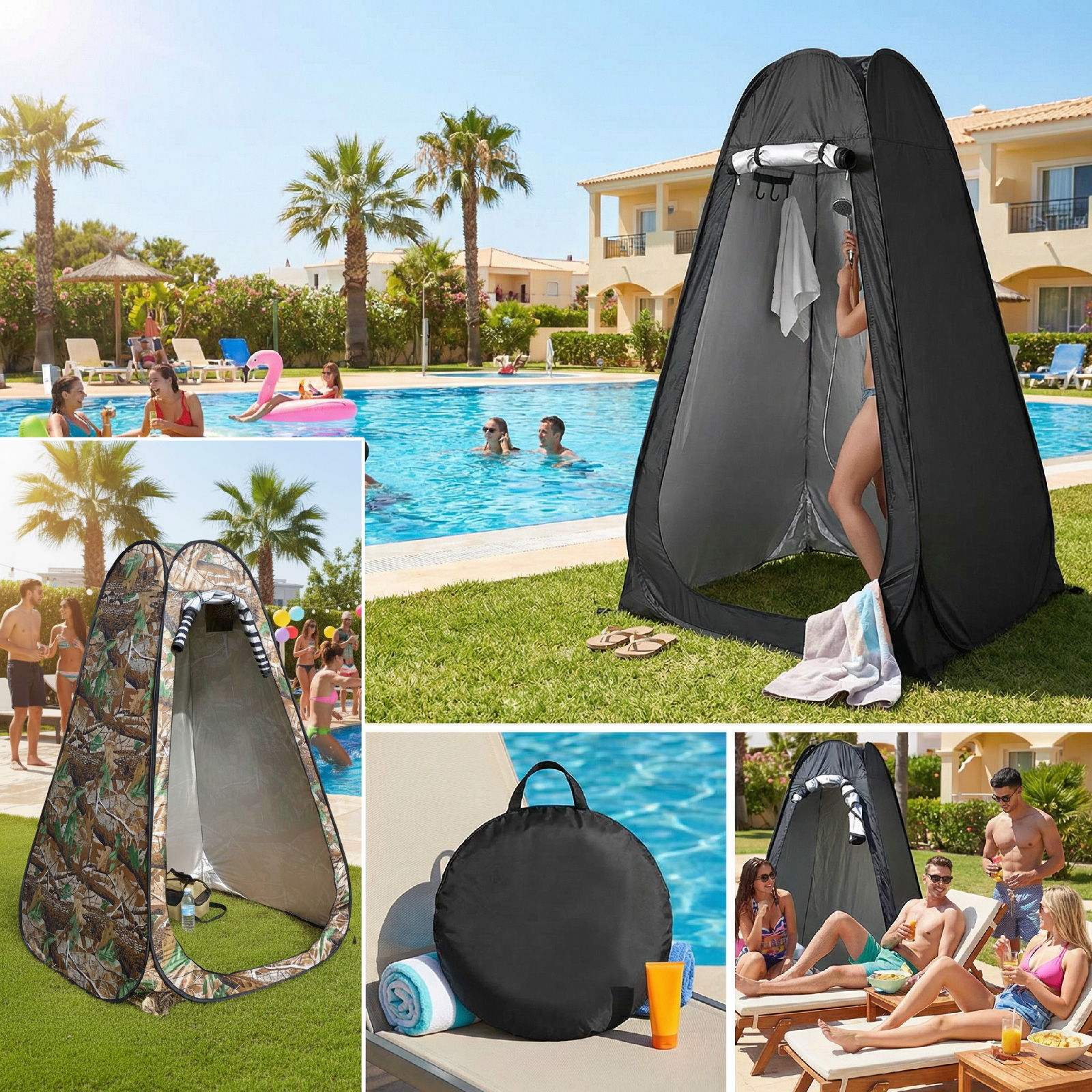 Outdoor Hunting Toilet - Portable Pop-Up Privacy Tent for Outdoor