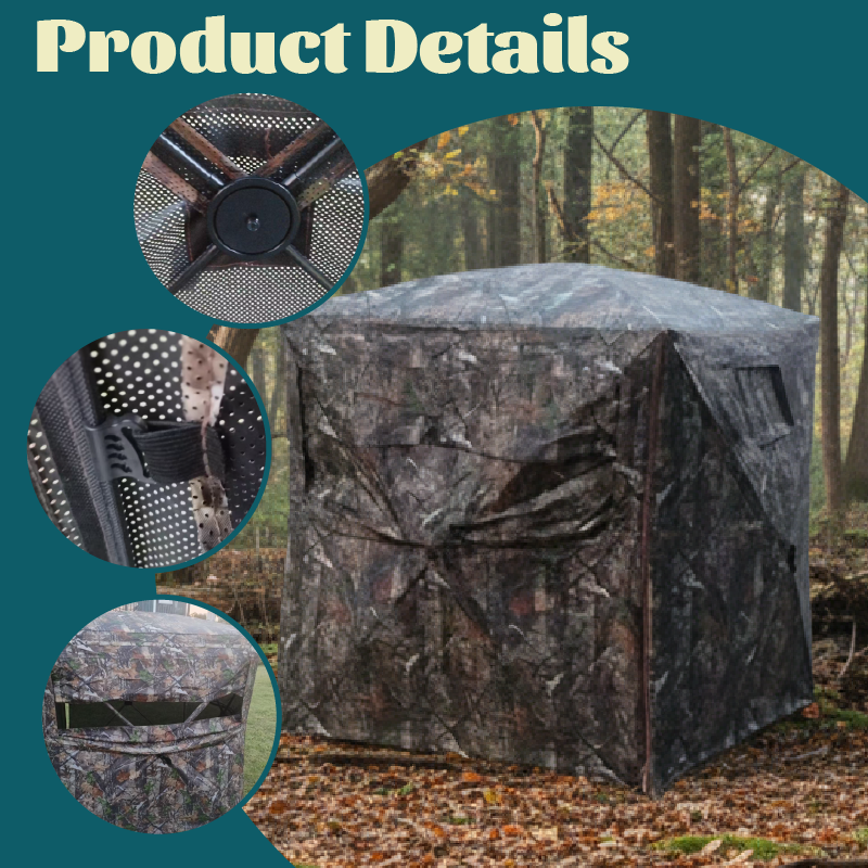 Outdoor Hunting Blinds - Camouflage Pop-Up Hunting Blind Easy Setup