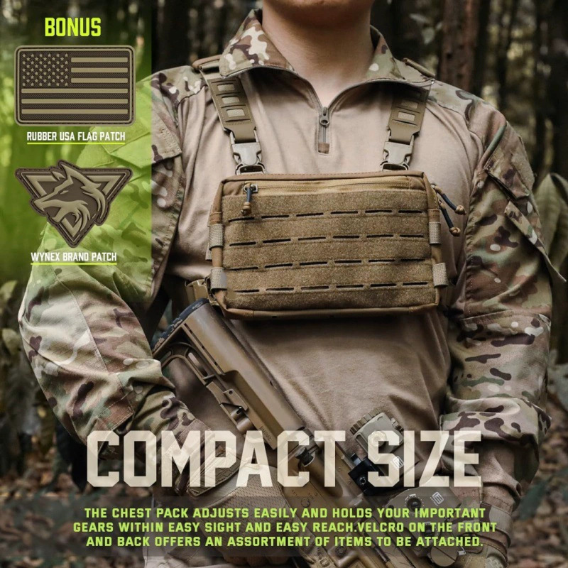 Outdoor Hunting Kit - Tactical Chest Bag Backpack for Camping