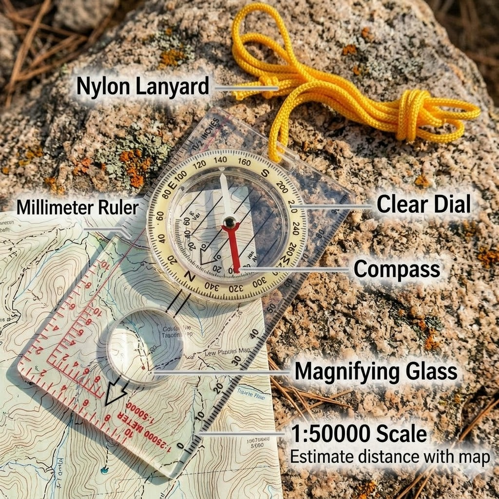 Durable Map Reading Compass wi - Outdoor Hunting Maps review and price