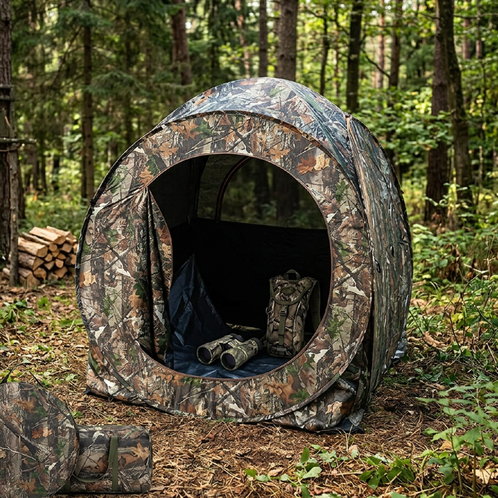 Camouflage Pop-Up Hunting Blin - Hunting & Outdoor Supplies Carterton Reviews review and price