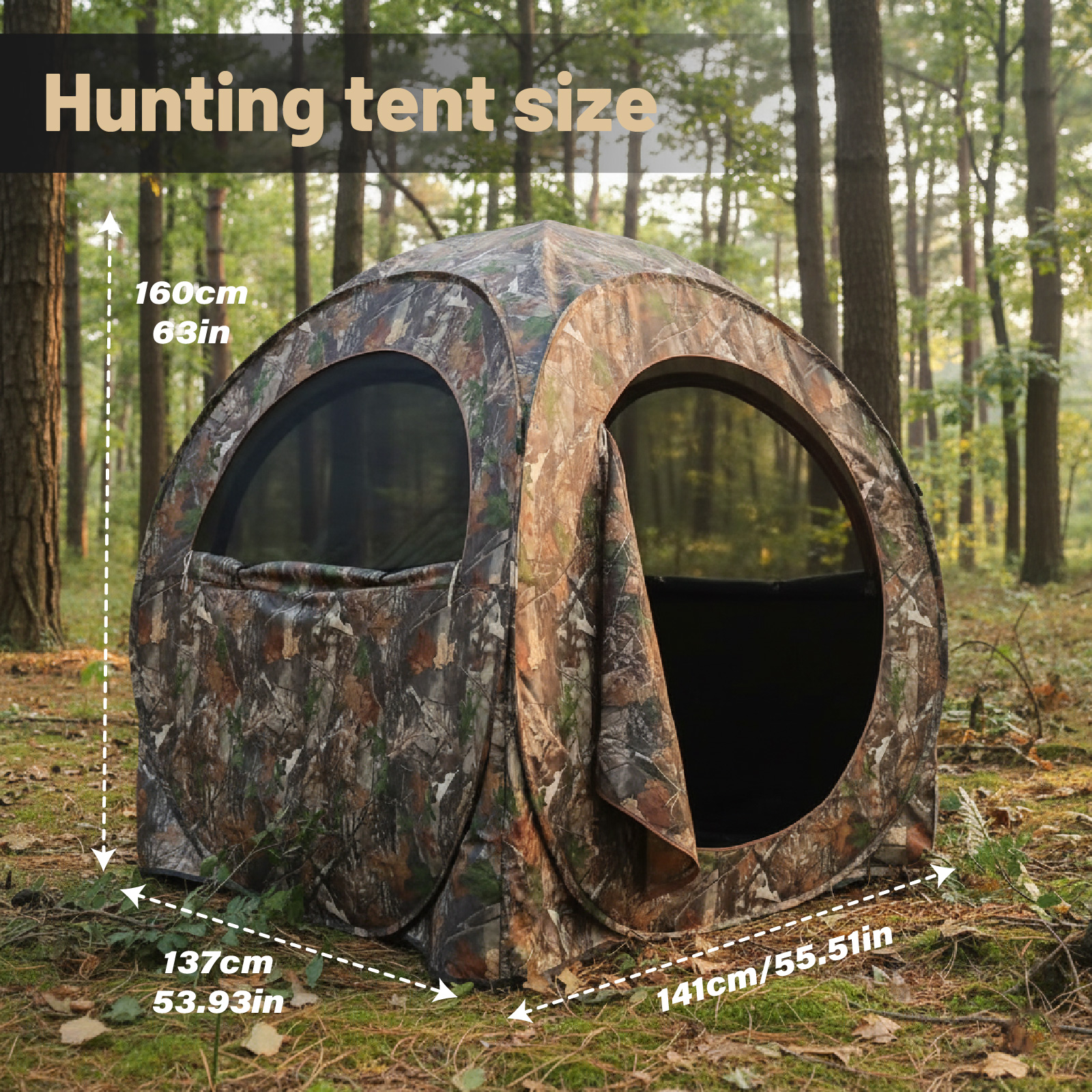 Camouflage Pop-Up Hunting Blin - Hunting & Outdoor Supplies Carterton Reviews review and price