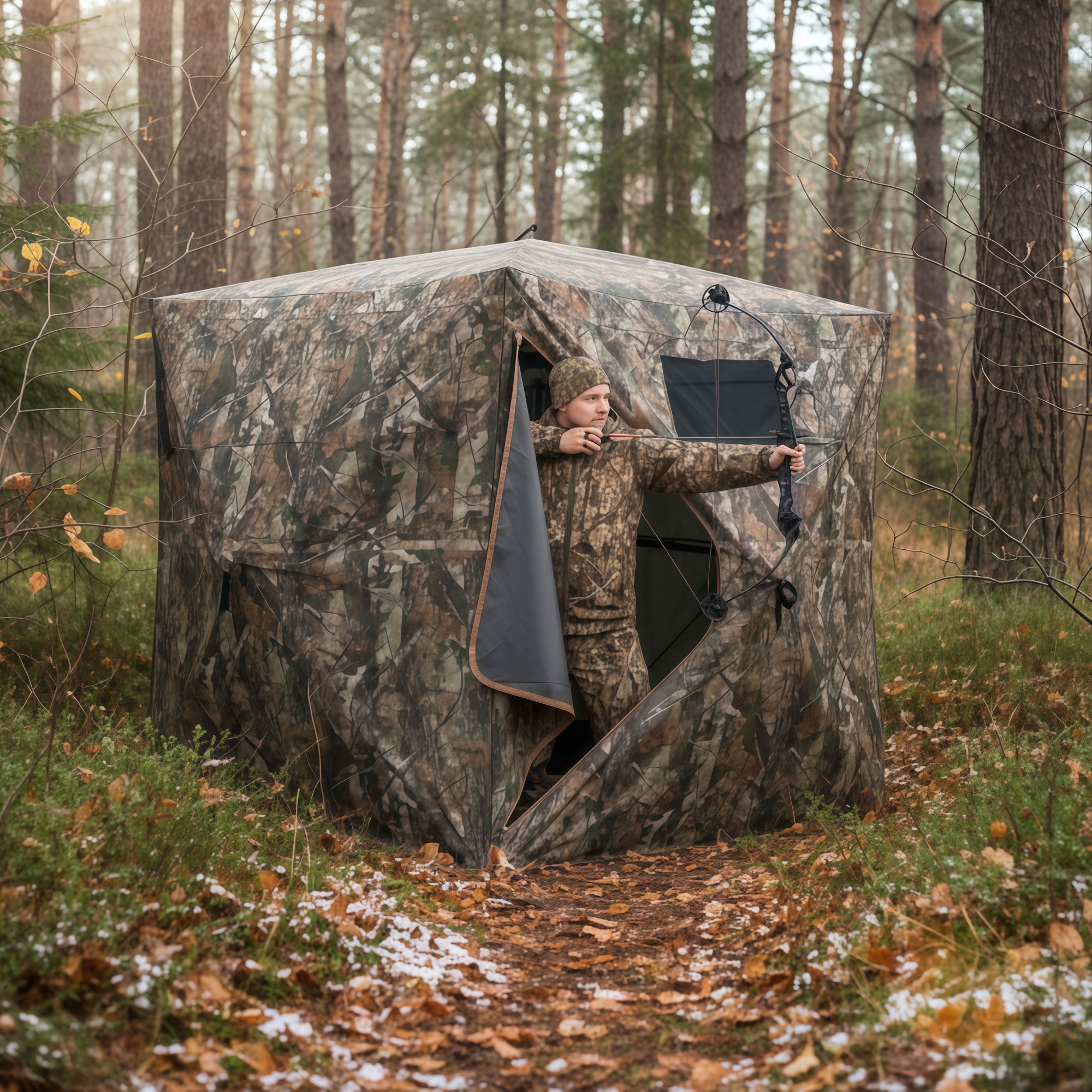 Camouflage Pop-Up Hunting Blin - Hunting & Outdoor Supplies Carterton Reviews review and price