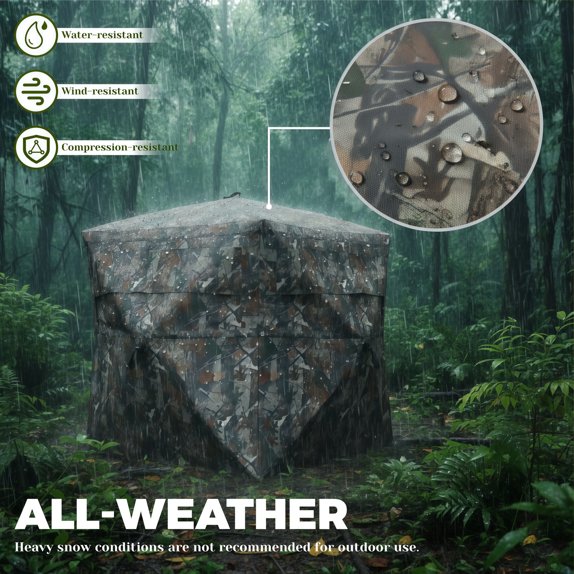 Camouflage Pop-Up Hunting Blin - Hunting & Outdoor Supplies Carterton Reviews review and price