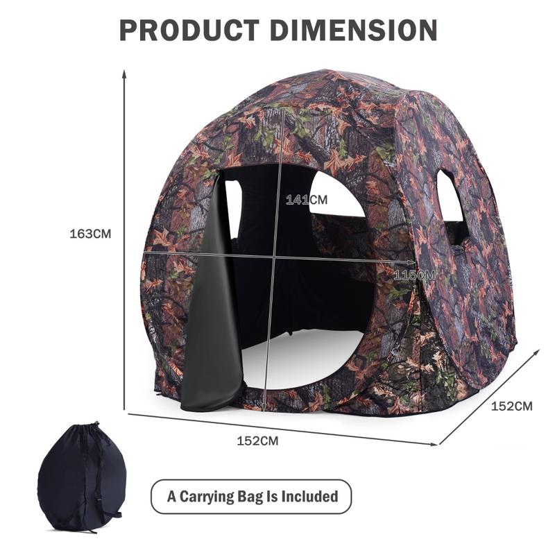 Portable Pop up Ground Camo Bl - Hunting & Outdoor Supplies Carterton Reviews review and price