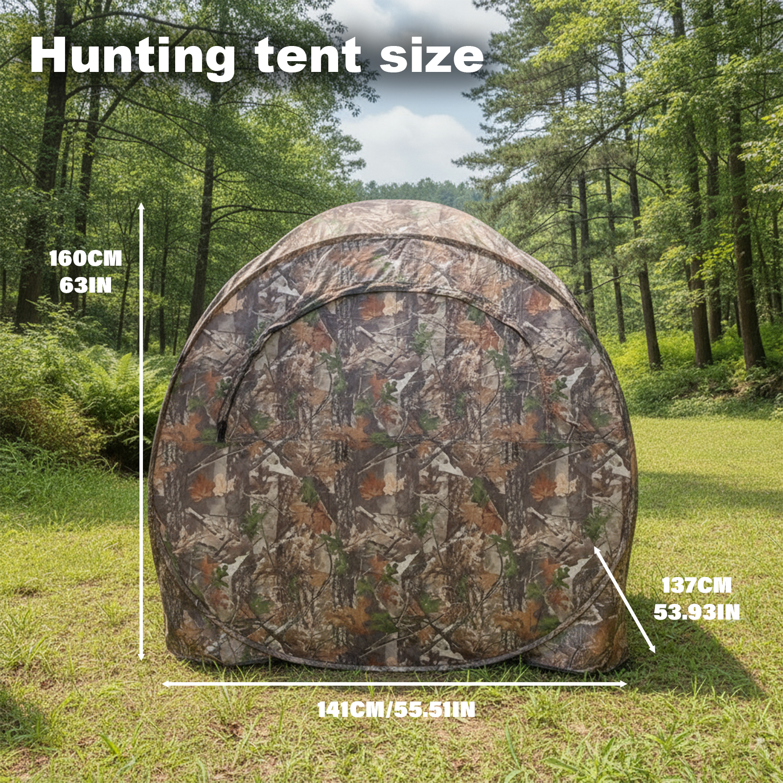 Camouflage Pop-Up Hunting Blin - Outdoor Hunting Blinds review and price