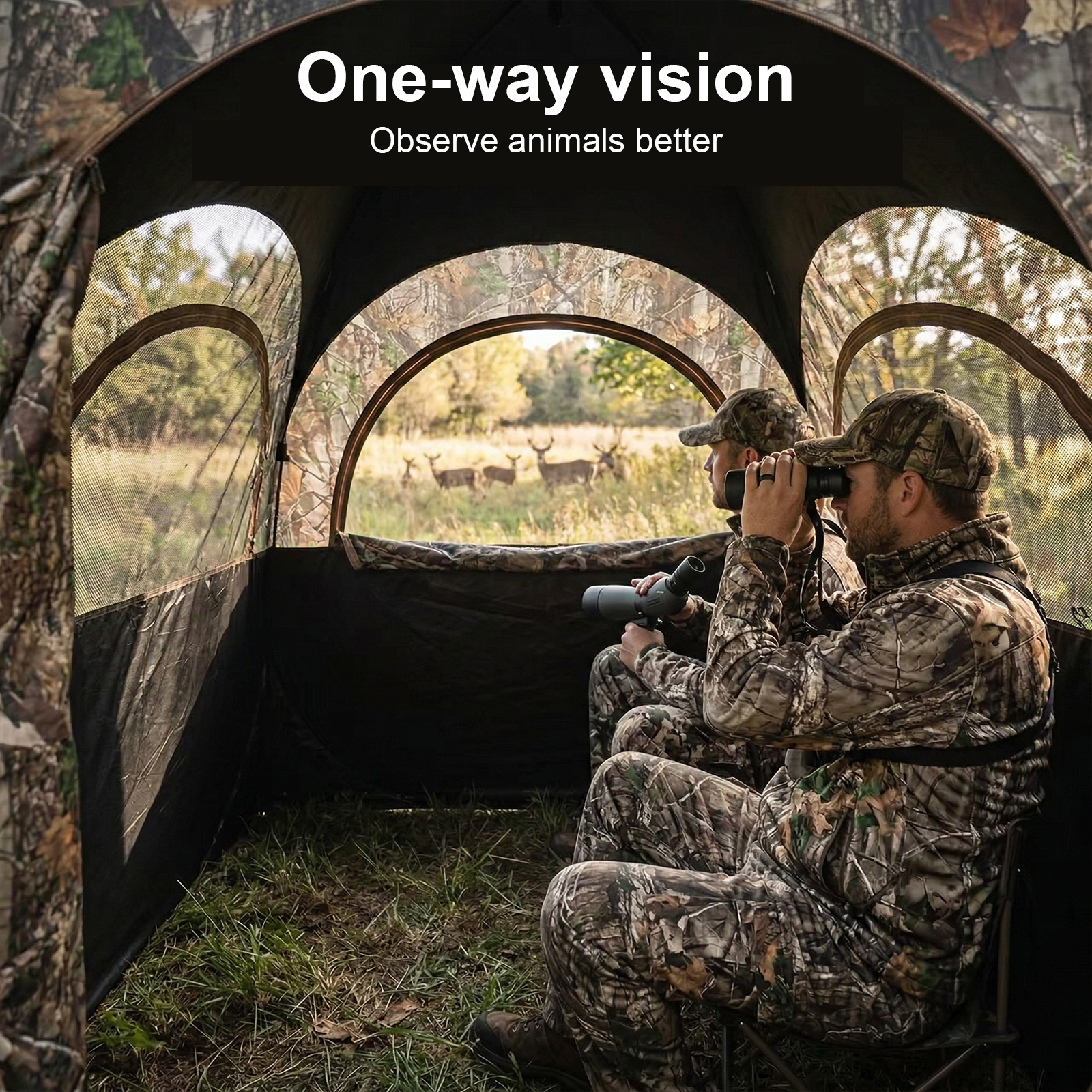 Camouflage Pop-Up Hunting Blin - Outdoor Hunting Blinds review and price