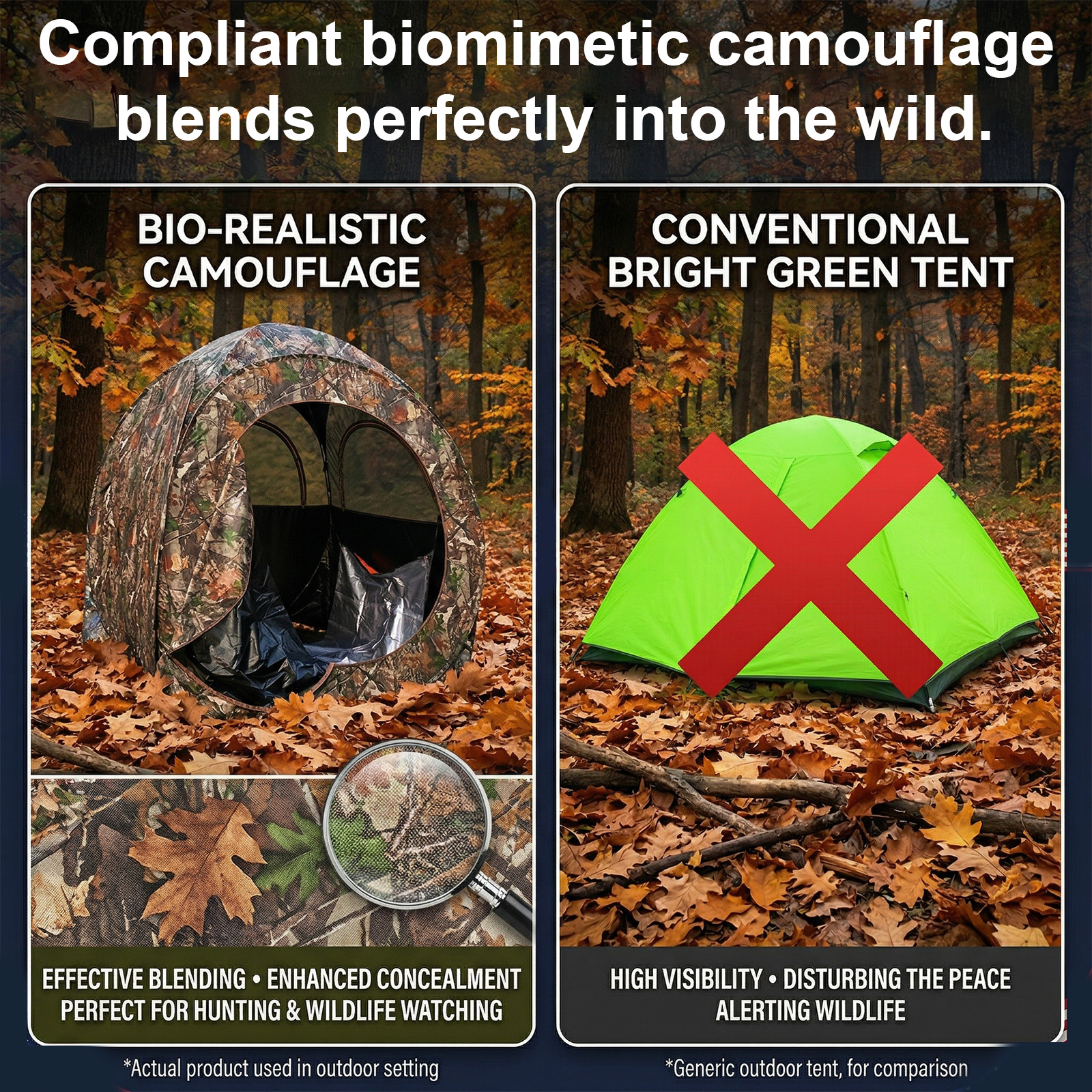 Camouflage Pop-Up Hunting Blin - Outdoor Hunting Blinds review and price
