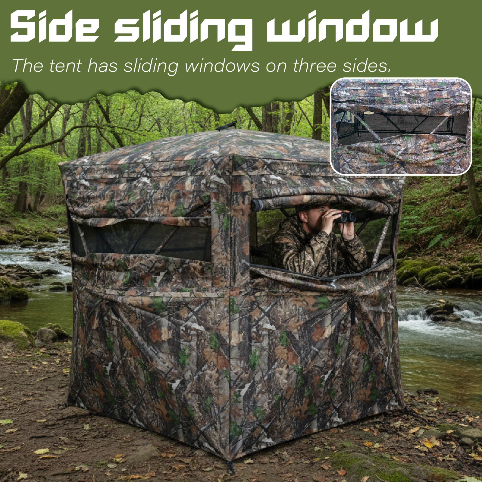 Camouflage Pop-Up Hunting Blin - Hunting & Outdoor Supplies Carterton Reviews review and price