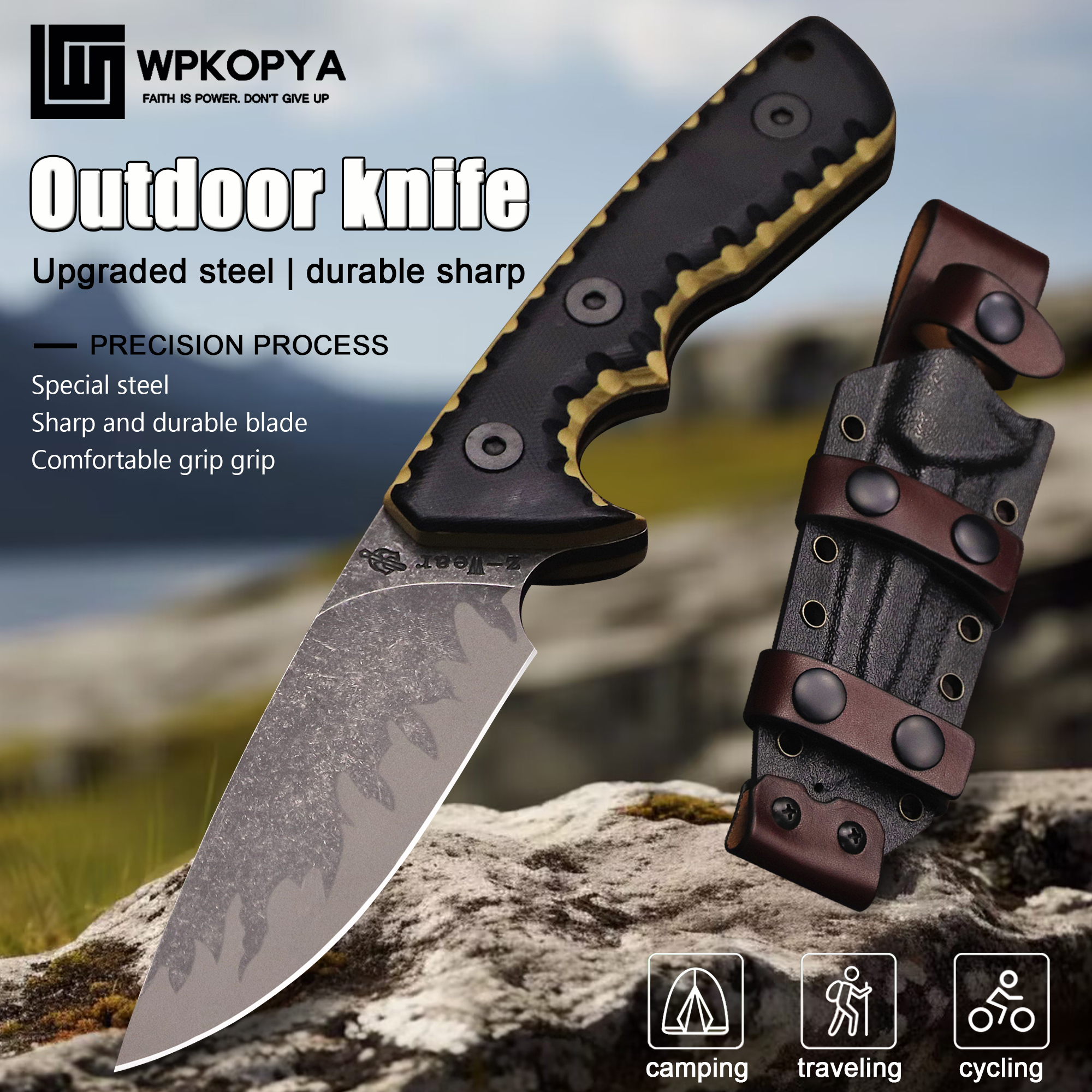 M-L (USA) DC53 Stone Washed Fu - Hunting Outdoor Edge Knives review and price