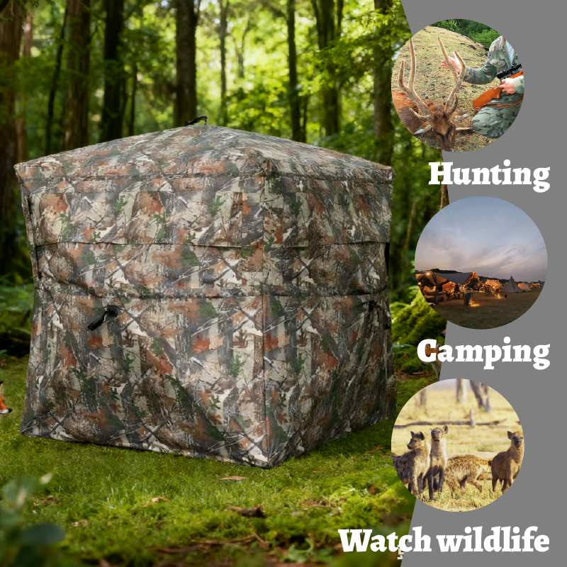 Camouflage Pop-Up Hunting Blin - Outdoor Hunting Blinds review and price