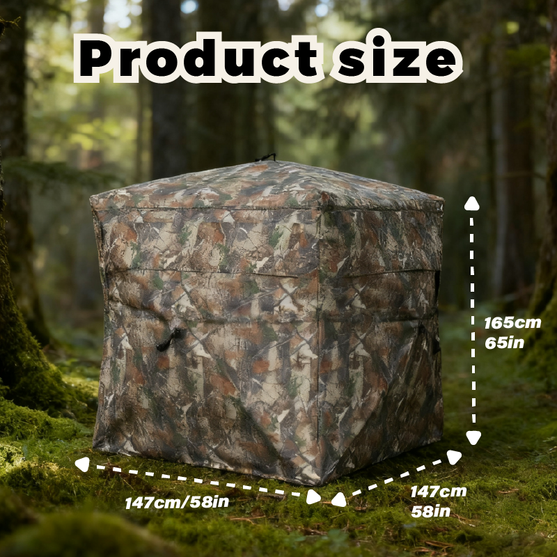 Camouflage Pop-Up Hunting Blin - Outdoor Hunting Blinds review and price