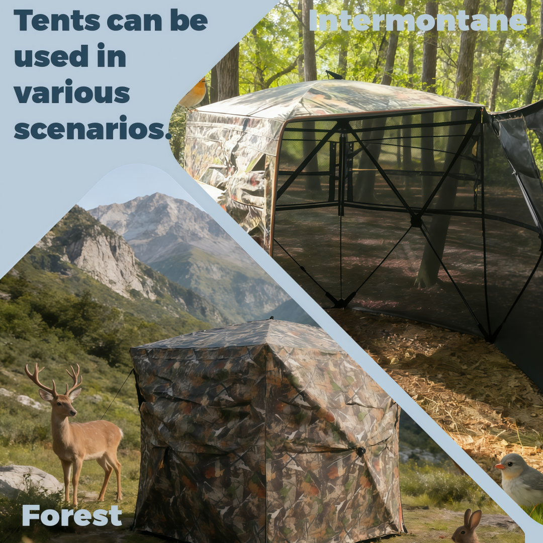 Camouflage Pop-Up Hunting Blin - Outdoor Hunting Blinds review and price