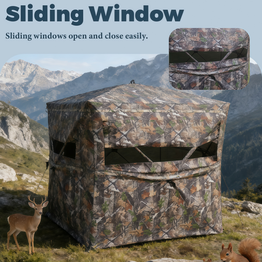 Camouflage Pop-Up Hunting Blin - Outdoor Hunting Blinds review and price