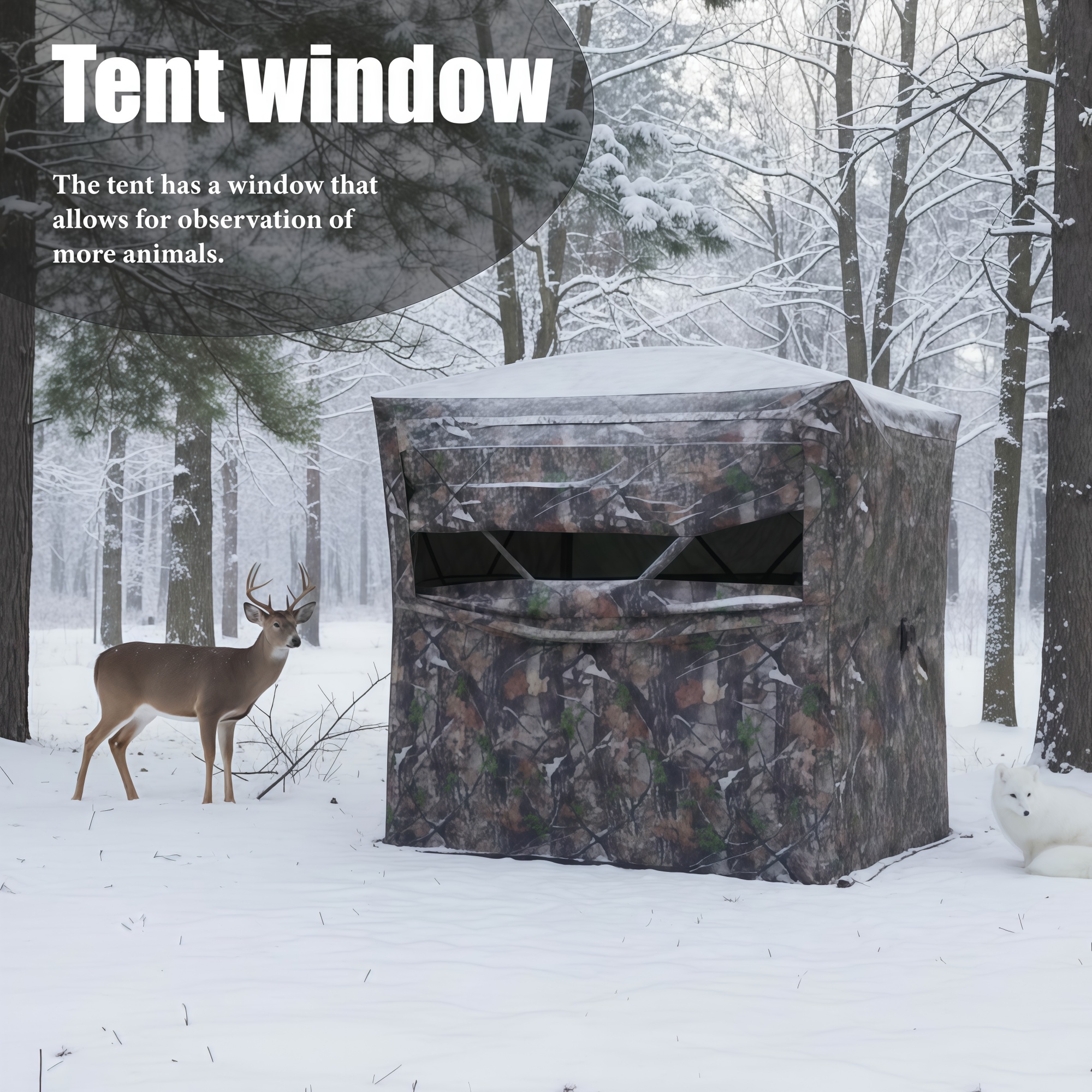 Camouflage Pop-Up Hunting Blin - Outdoor Hunting Blinds review and price