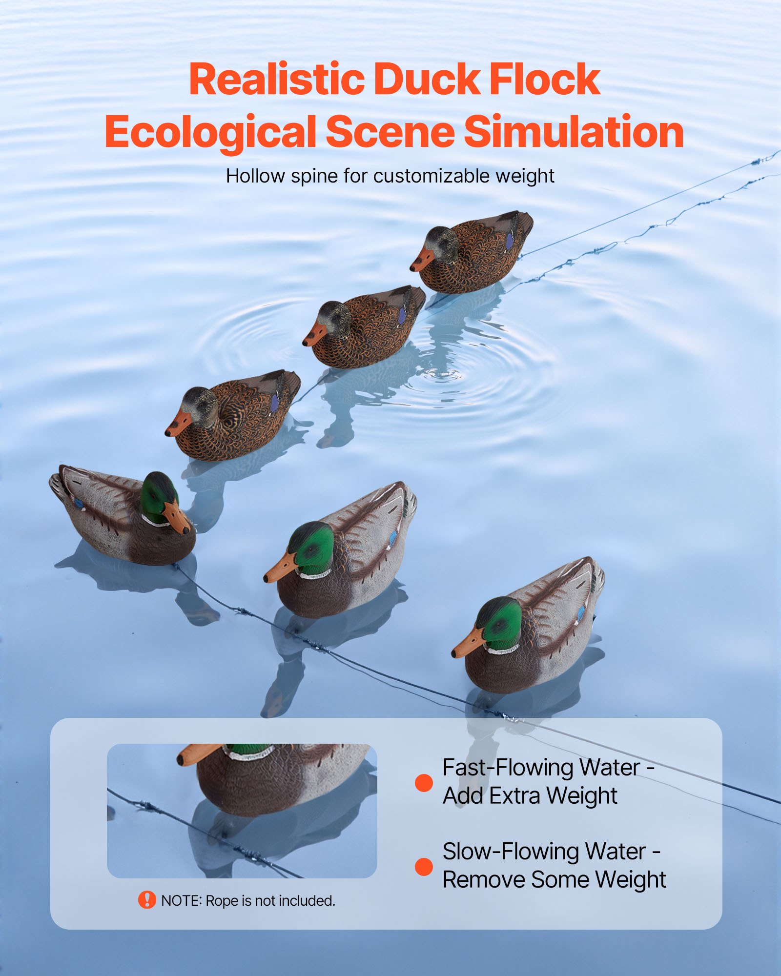 Duck Decoys, Realistic Floatin - Decoy Duck Plastic review and price