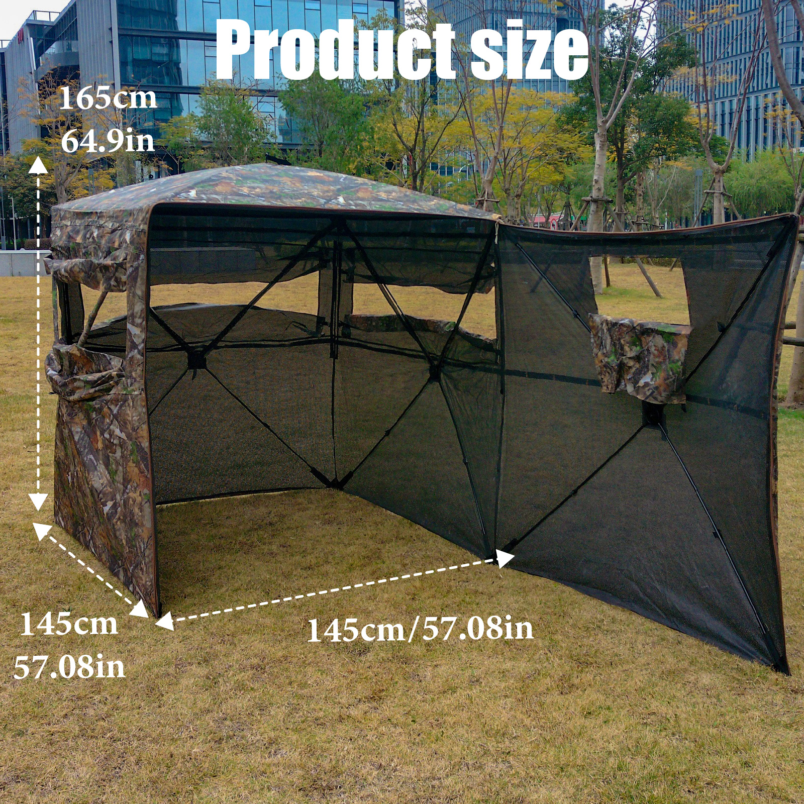 Camouflage Pop-Up Hunting Blin - Outdoor Hunting Blinds review and price