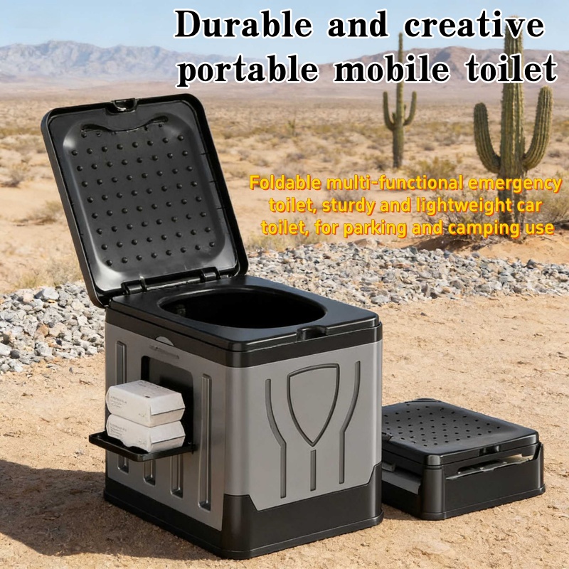 Portable car folding toilet ju - Outdoor Hunting Toilet review and price