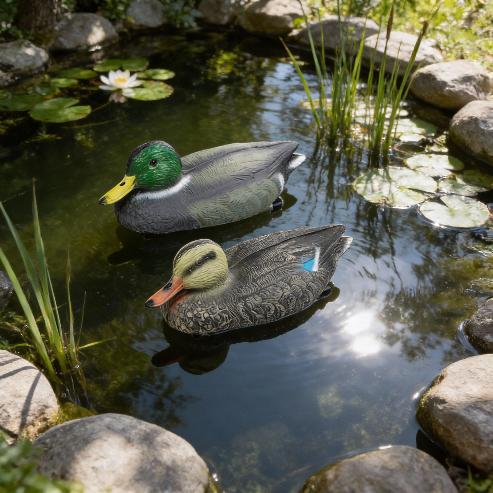 Realistic Floating Wild Duck D - Decoy Duck Plastic review and price