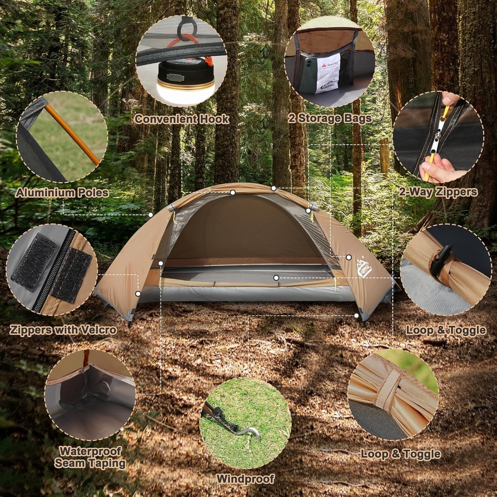 4 Season 1 Person Tent for Cam - Hunting & Outdoor Supplies Carterton Reviews review and price