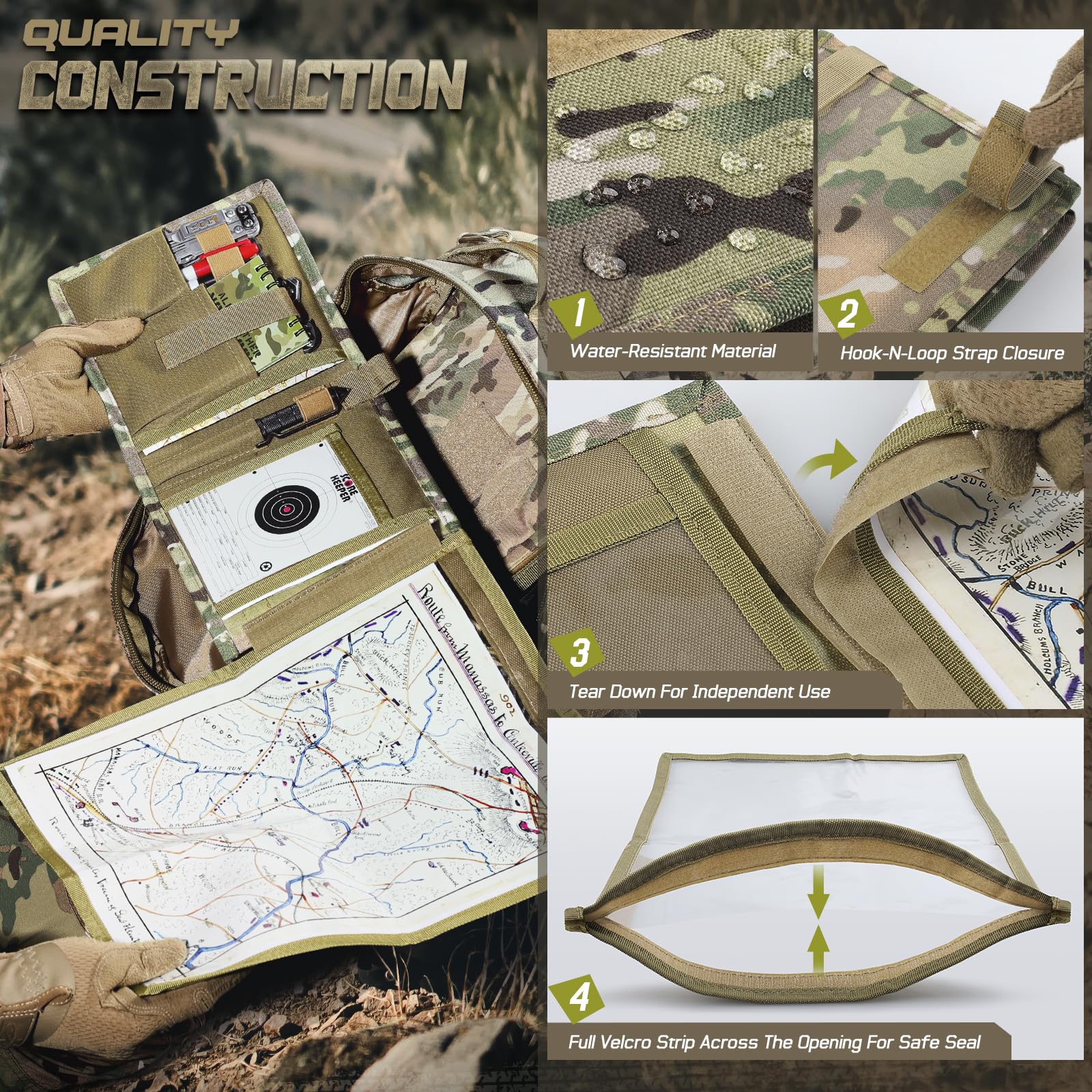 Tactical Pouch Military Map Ca - Outdoor Hunting Maps review and price
