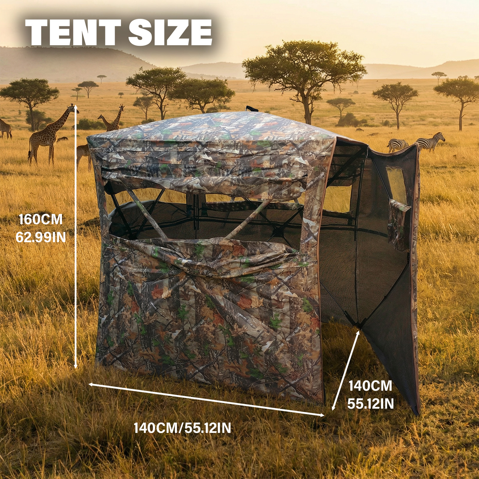 Camouflage Pop-Up Hunting Blin - Hunting & Outdoor Supplies Carterton Reviews review and price