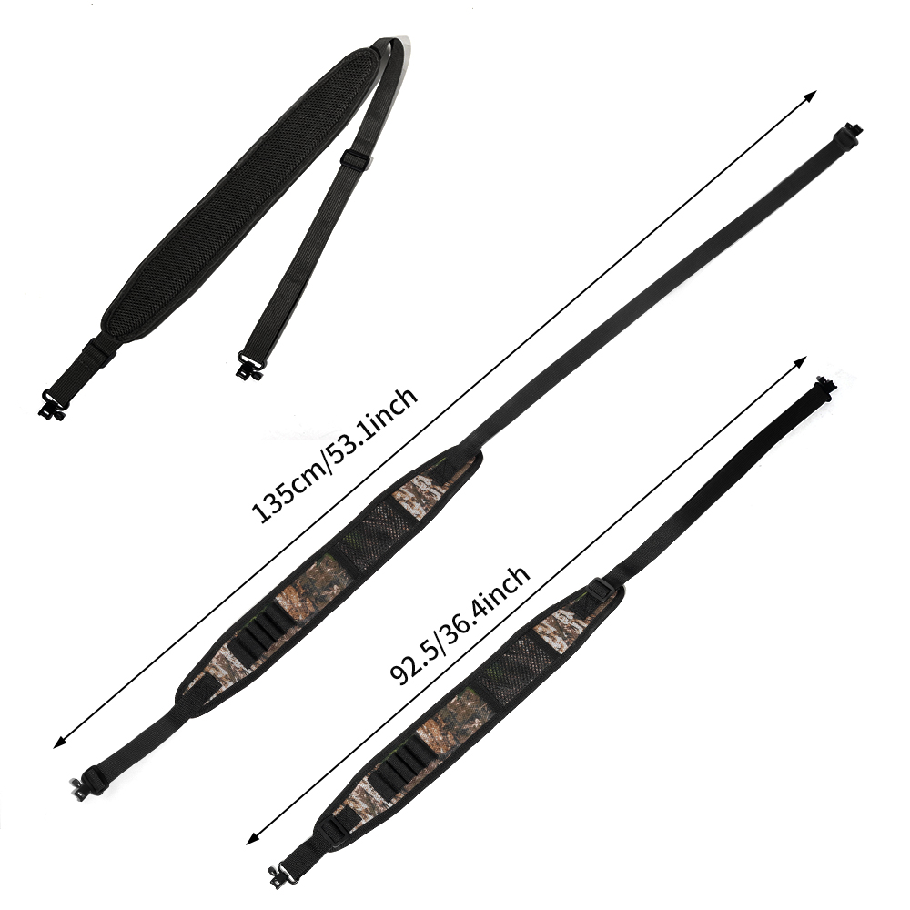 Adjustable Rifle Sling with Sh - Outdoor Hunting Rifle review and price