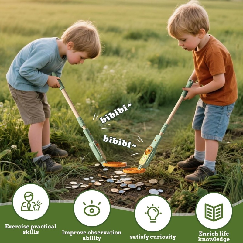 Kids Outdoor Metal Detector Ki - Outdoor Hunting Kit review and price