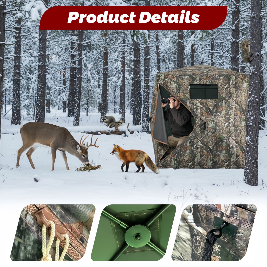 Camouflage Pop-Up Hunting Blin - Hunting & Outdoor Supplies Carterton Reviews review and price