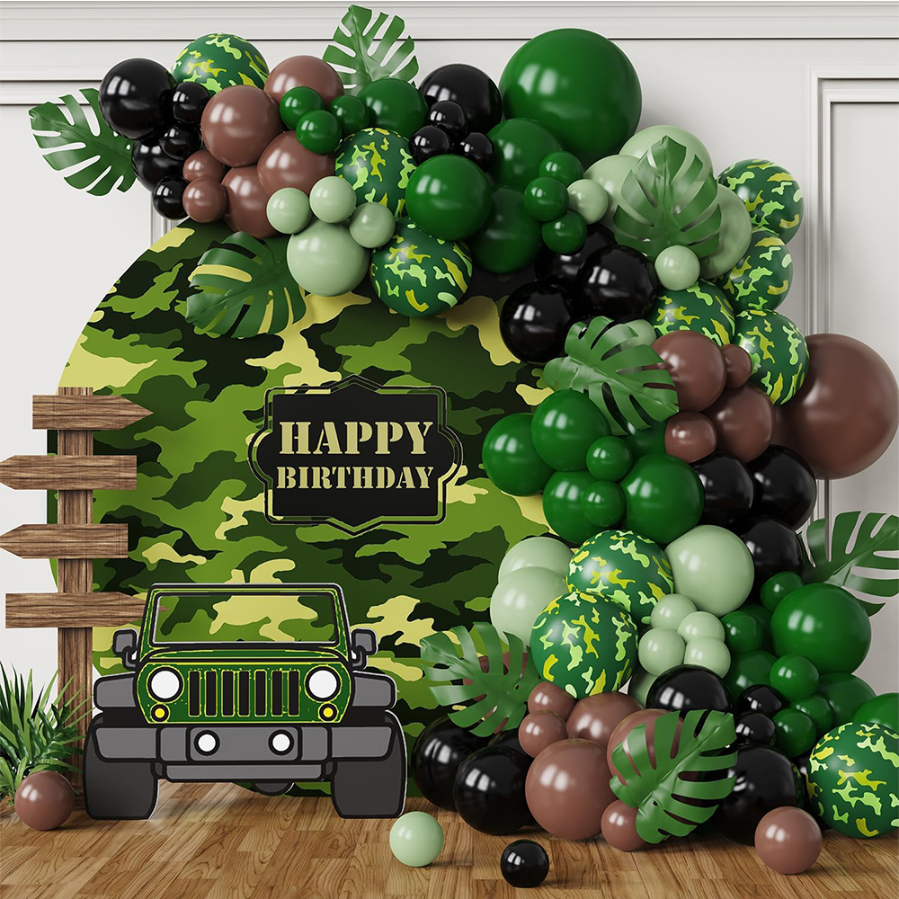 115/119pcs Green Camouflage Ba - Hunting And Camping In Jungle review and price