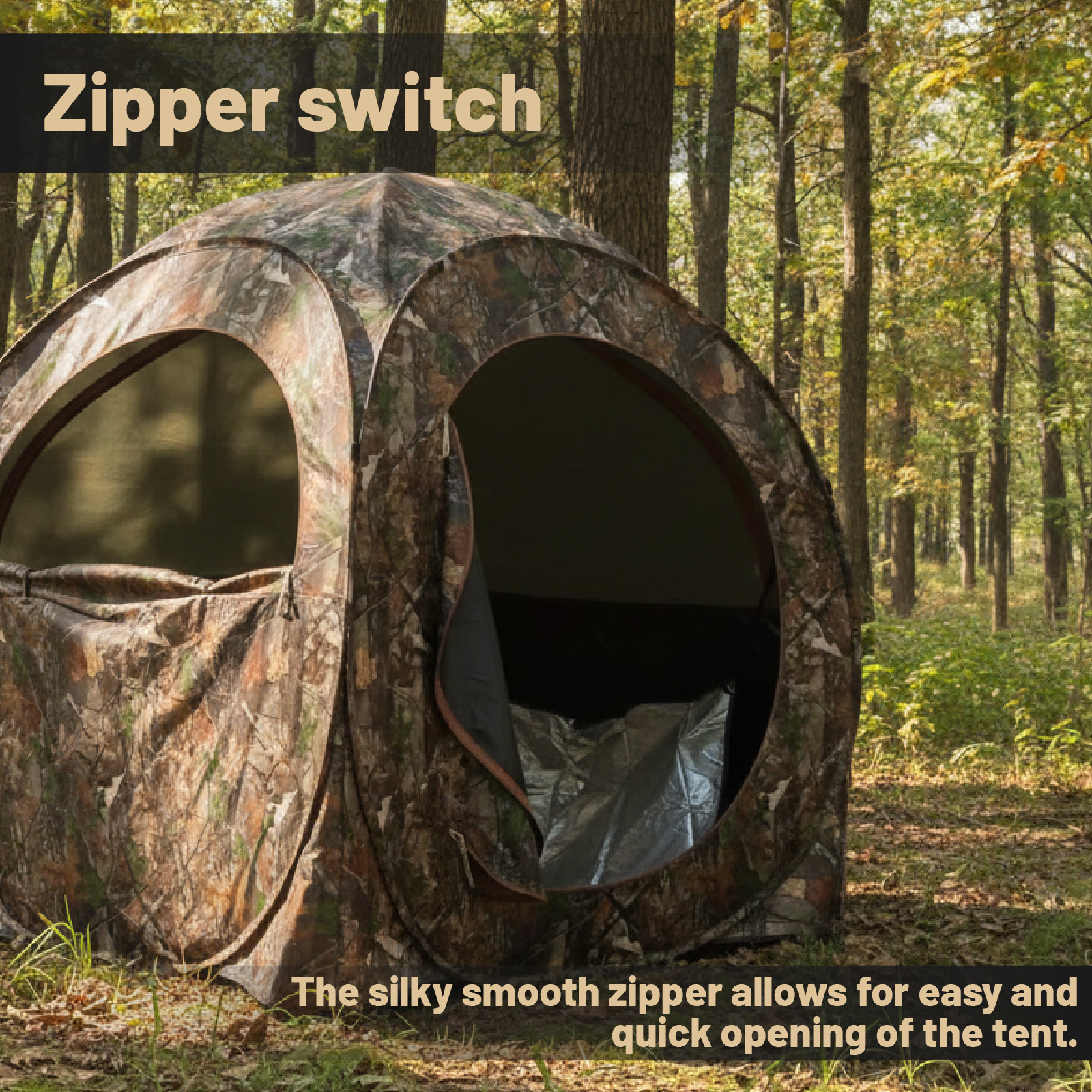 Camouflage Pop-Up Hunting Blin - Outdoor Hunting Blinds review and price