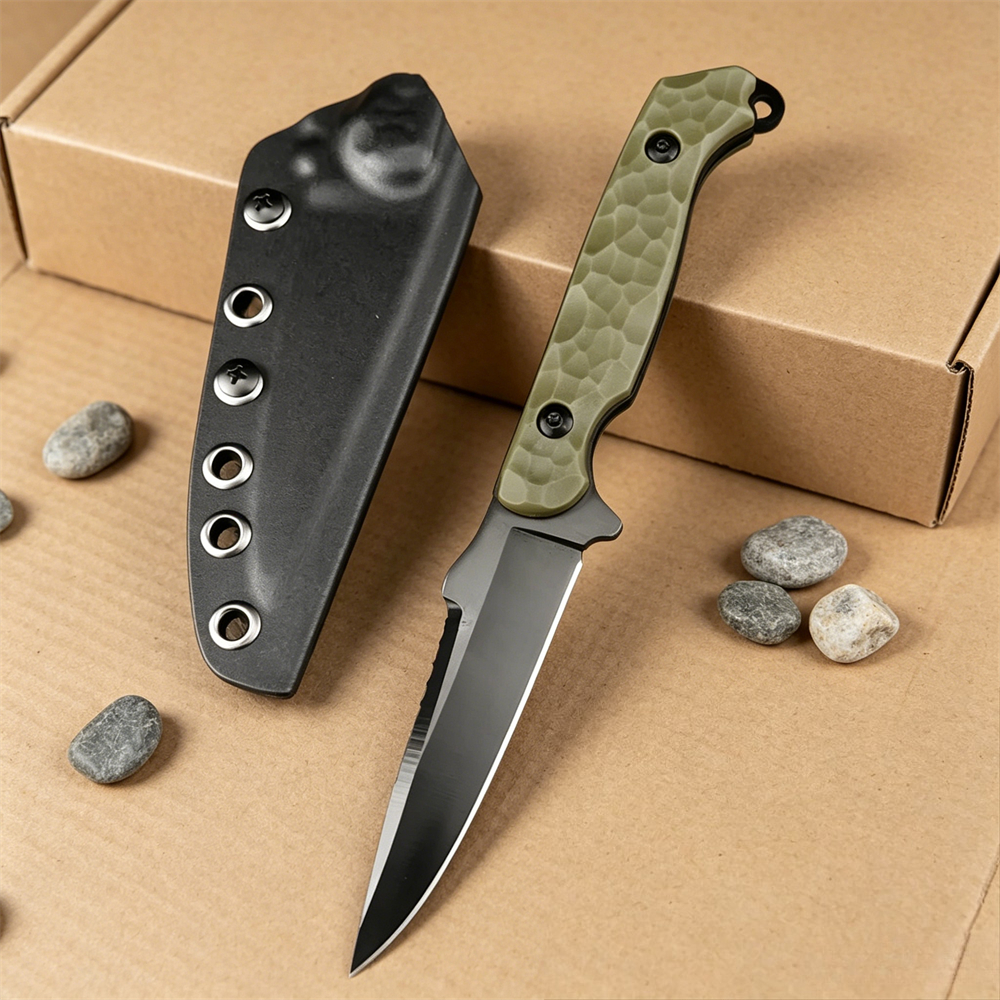 7Cr13MoV Steel Fixed Blade Hun - Hunting And Camping In Jungle review and price