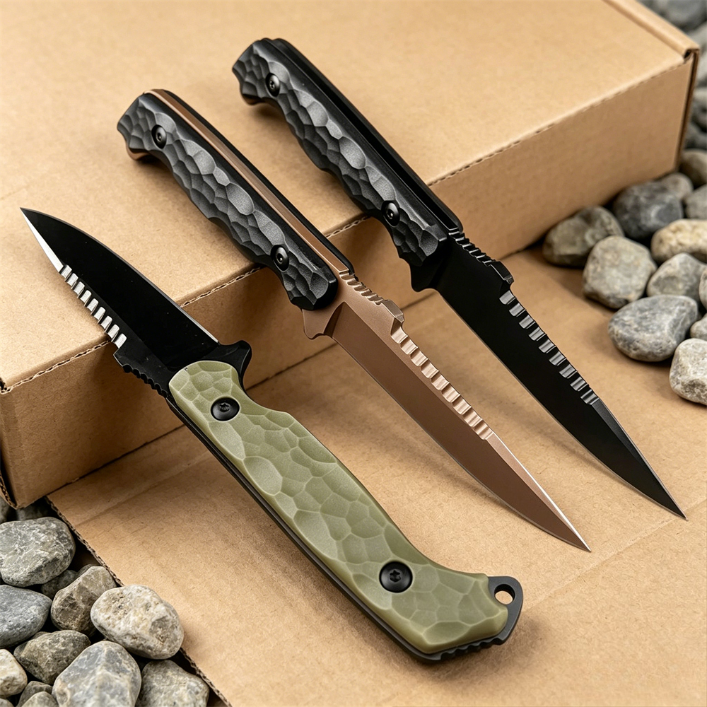 7Cr13MoV Steel Fixed Blade Hun - Hunting And Camping In Jungle review and price