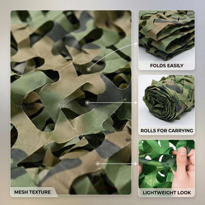 Jungle Camouflage Netting Roll - Hunting And Camping In Jungle review and price